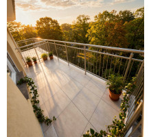 Okrúhle zábradlie na terasu a balkón NI-TA