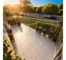 NI-TA Zábradlia na terasu, balkóny a lodžie 1000x900 A1HS-2