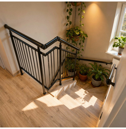 Okrúhle zábradlie na schody A3HSC NI-TA