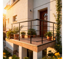 Okrúhle zábradlie na terasu a balkón NI-TA