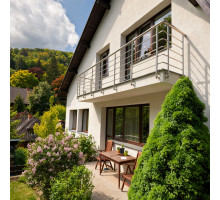 Okrúhle zábradlie na terasu a balkón NI-TA