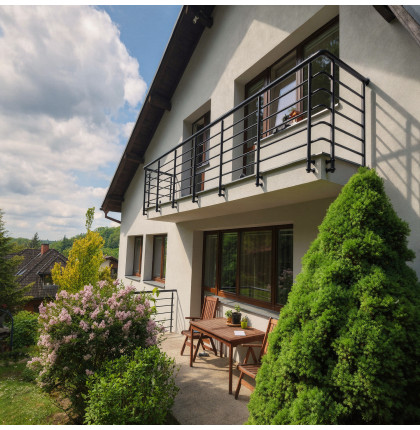 Okrúhle zábradlie na terasu a balkón NI-TA