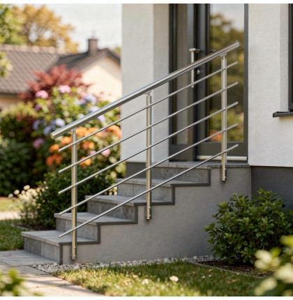 Okrúhle zábradlie na schody NI-TA