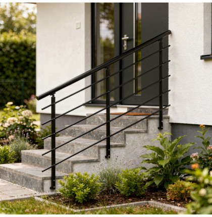 Okrúhle zábradlie na schody B3BSC-2 NI-TA