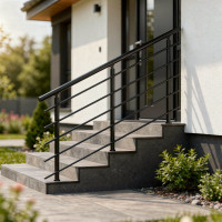 Okrúhle zábradlie na schody B3HSC NI-TA