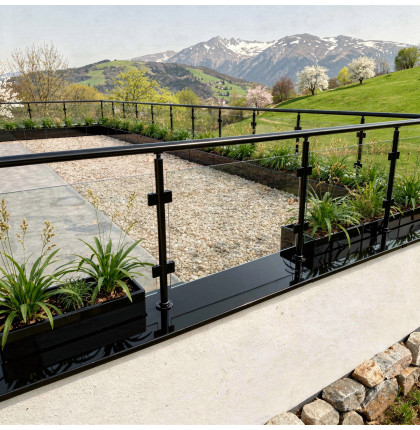 Okrúhle zábradlie na terasu a balkón NI-TA