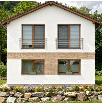 NI-TA Zábradlia na francúzske okna H3B-2